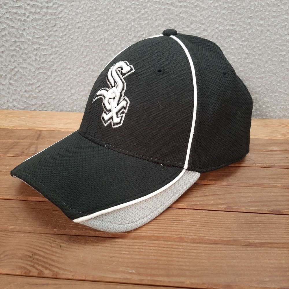Chicago White Sox Hat Adult Black L/XL Fitted Cap New Era 39Thirty MLB Baseball - Picture 3 of 9